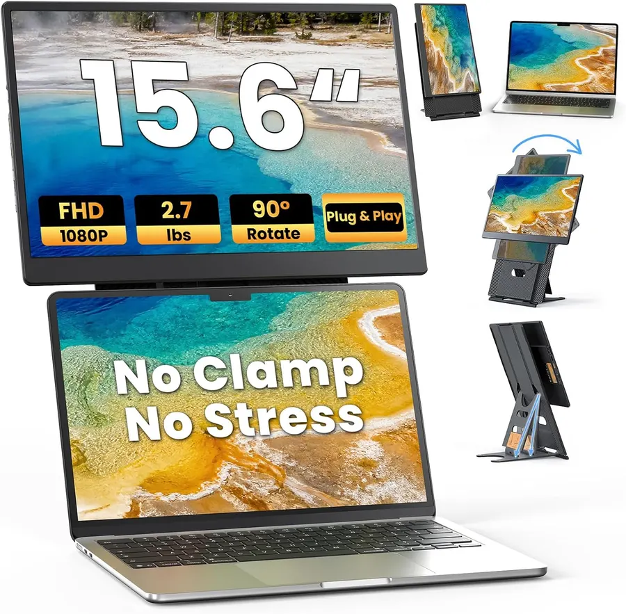 Extensor de pantalla para laptop de 15.6", 5 modos y monitor portátil — imagen 1