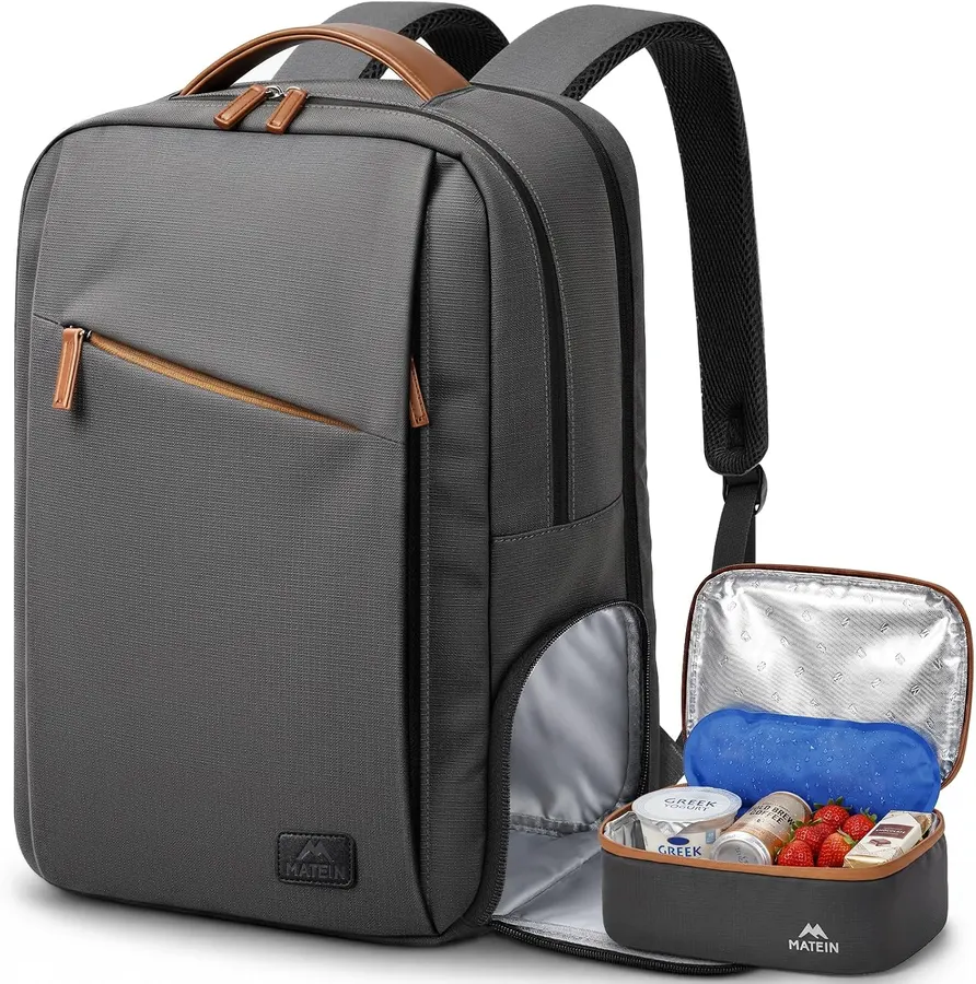 MATEIN - Mochila de trabajo clásica para hombre con compartimento — imagen 1