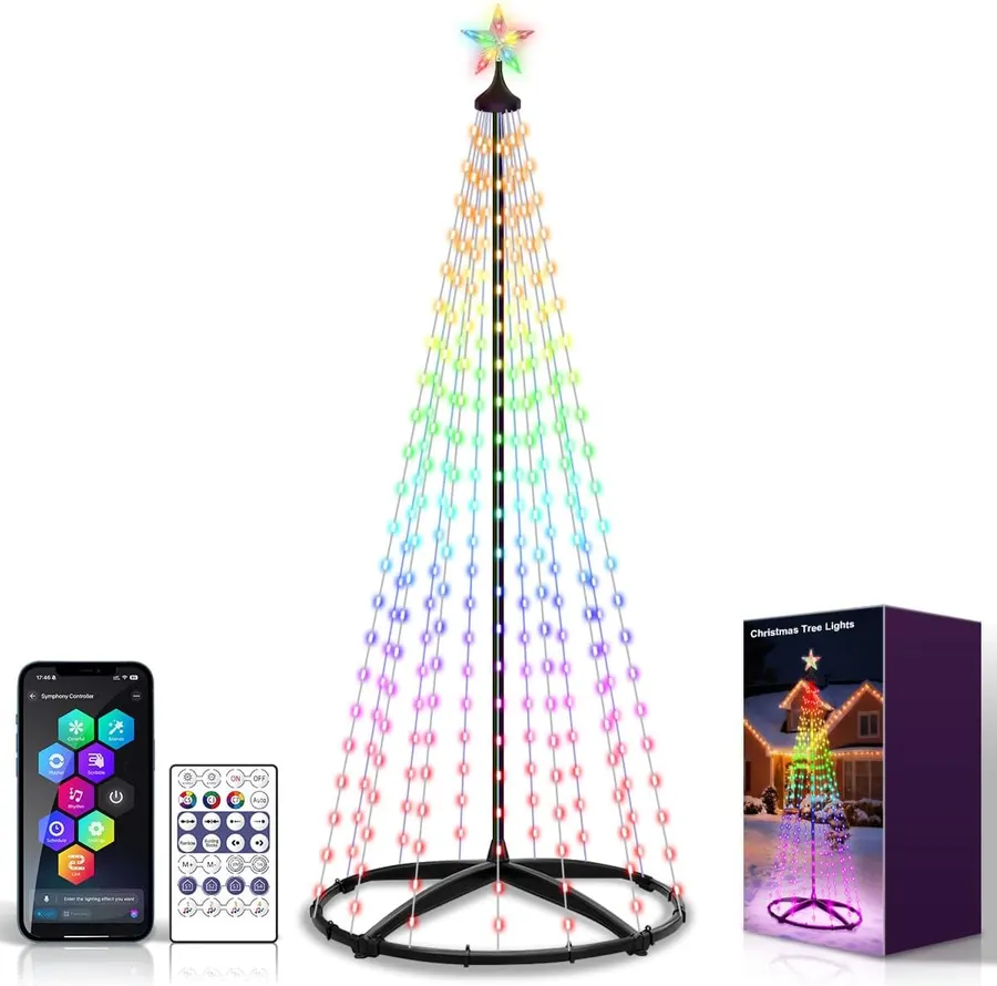 Árbol de Navidad LED RGB 1,8 m con 235 Luces y App — imagen 1