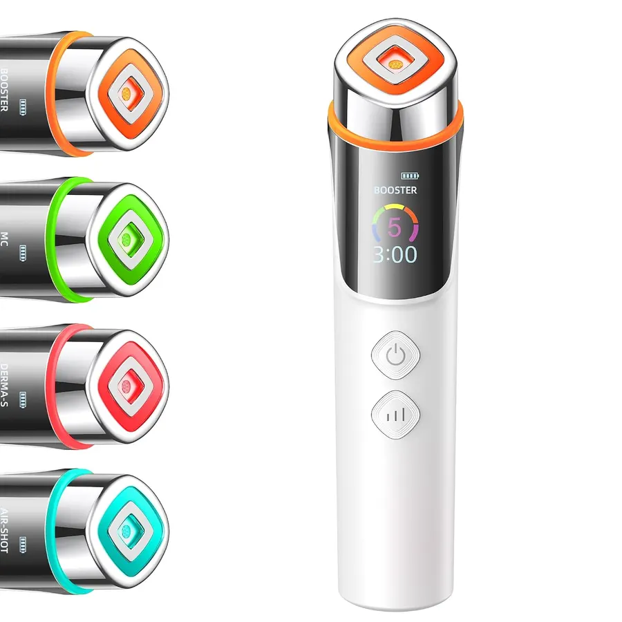 Masajeador Facial 6 en 1 Luz Roja LED 4 Modos y 5 Niveles — imagen 1
