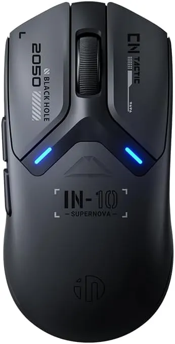 INPHIC IN10P: Ratón Gaming Inalámbrico Superligero 60g, 26,000 DPI, Conectividad Tri-Mode — imagen 1