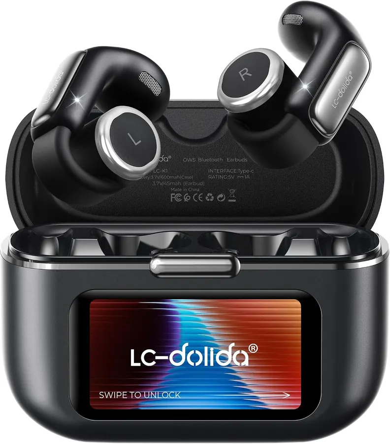 Audífonos Inalámbricos Open Ear con Pantalla LED — imagen 1