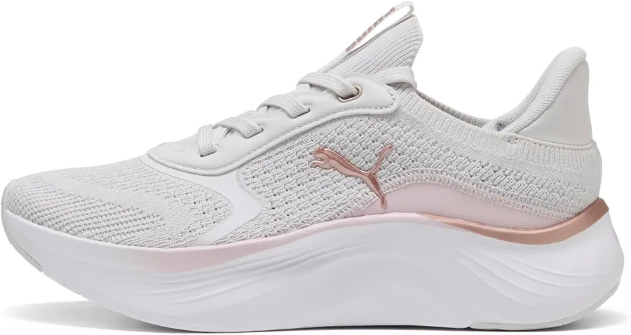 Puma Zapatos Softride Mayve 2 para mujer, Plumas Gris-Polvo Rosa — imagen 1