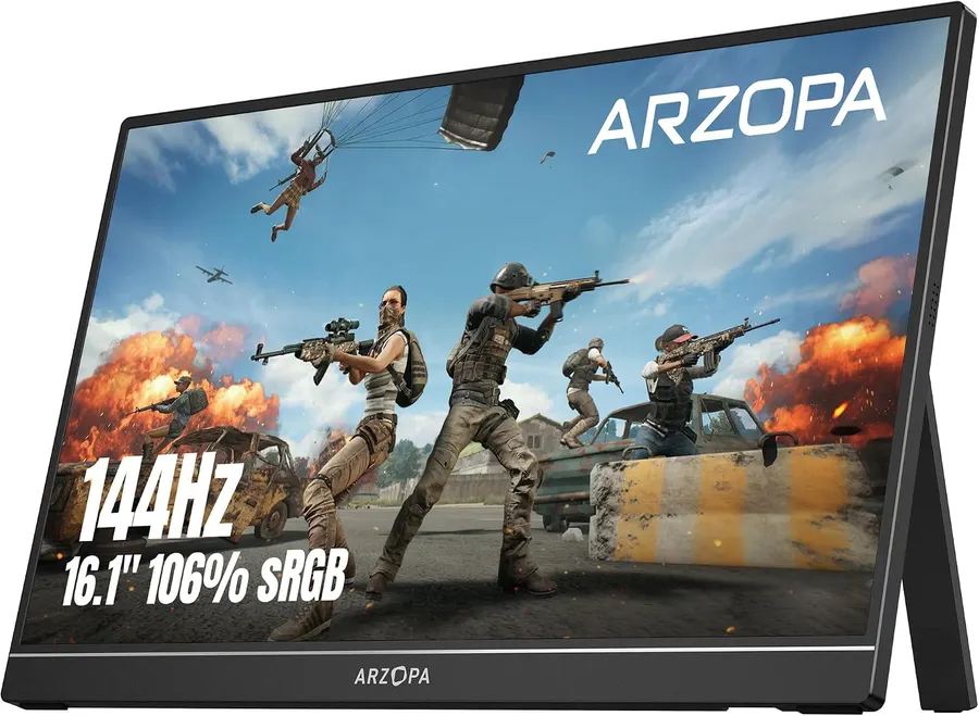 Monitor Portátil ARZOPA 16.1'' 144Hz FHD - Ideal para Gaming y Trabajo — imagen 1