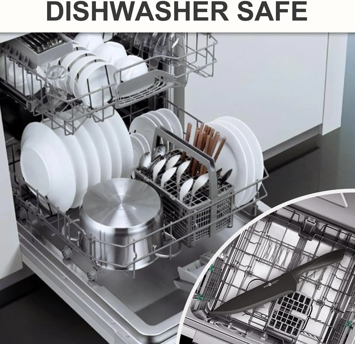 Juego de Cuchillos de Cocina 8 Piezas con Bloque Antióxido — imagen 5