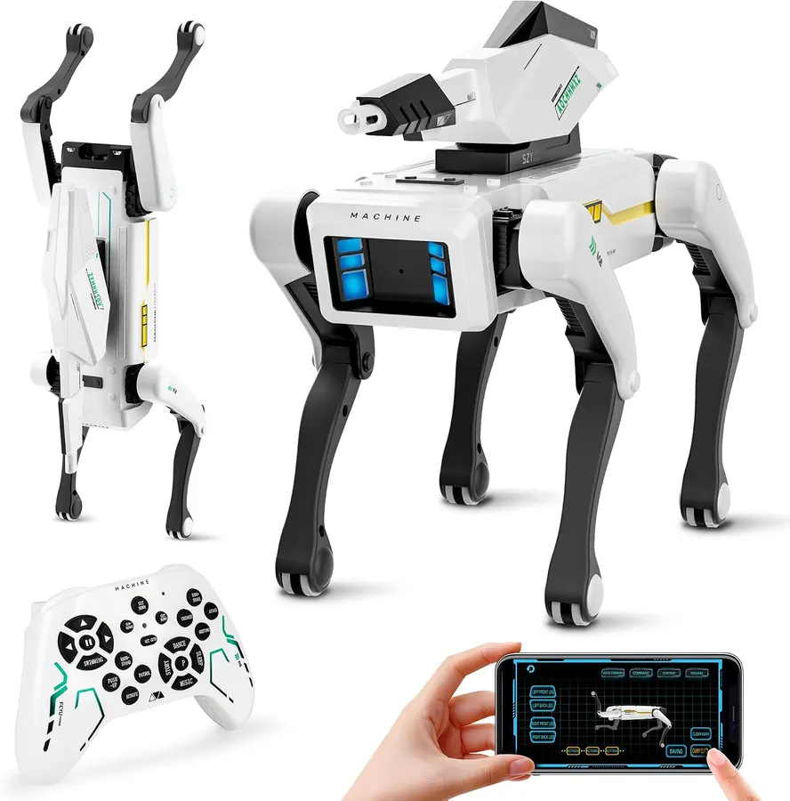 Shoot Robot Dog Perro Robot Interactivo STEM con Voz y 30+ Acciones — imagen 1