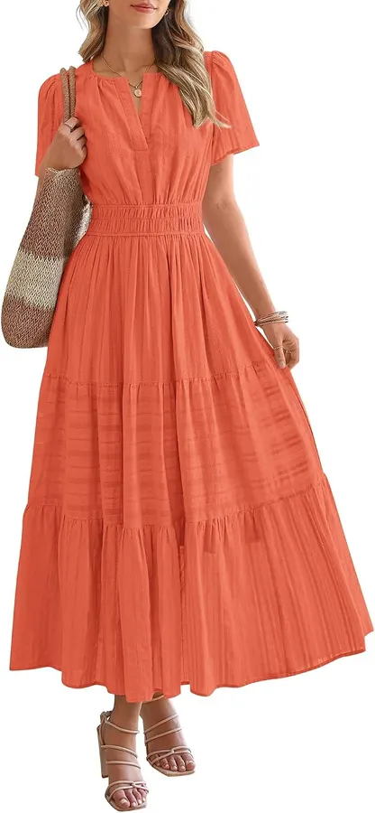 Vestido largo casual de verano 2026 para mujer — imagen 1