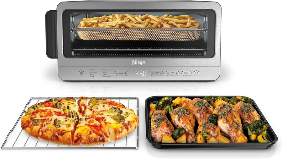 Ninja® Flip Toaster Oven & Air Fryer: 8 en 1, Ahorra Espacio, Cocción Rápida y Saludable — imagen 1