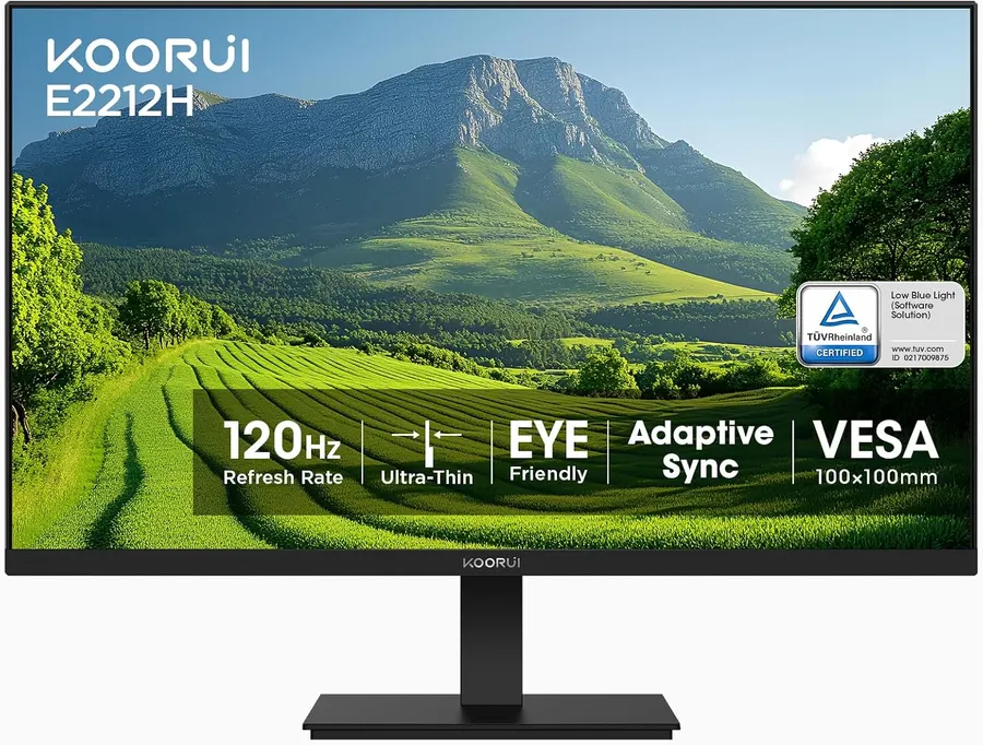 Monitor 22" Full HD 120Hz VA HDMI y VGA con VESA — imagen 1