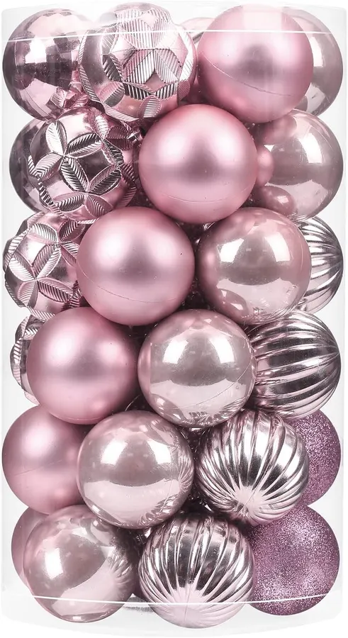 41 Bolas pequeñas de Navidad inastillables Adornos colgantes — imagen 1