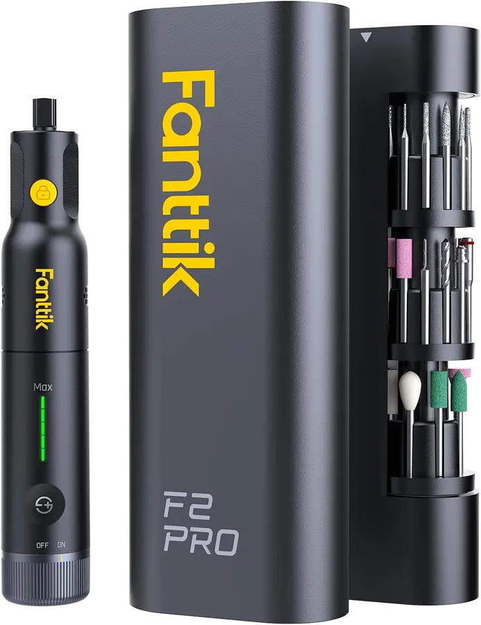 Fanttik F2 PRO: Herramienta Rotativa Sin Cable con Motor Magnético de 5 Velocidades y 55 Accesorios — imagen 1