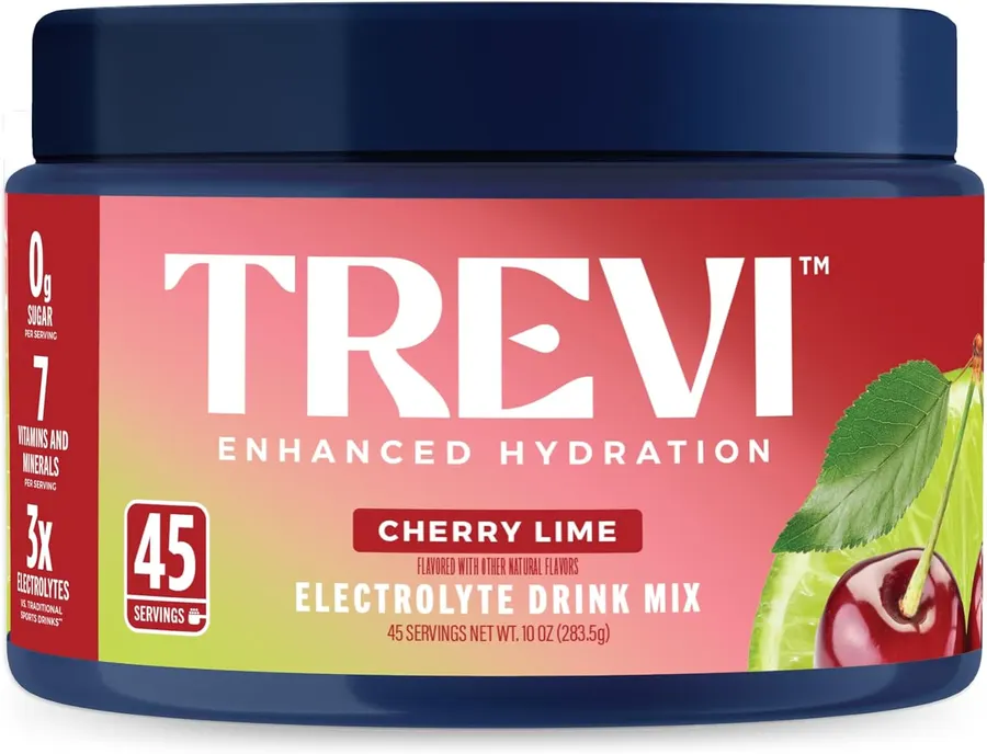 Polvo de electrolitos TREVI en sabor Cherry Lime (45 porciones) — imagen 1