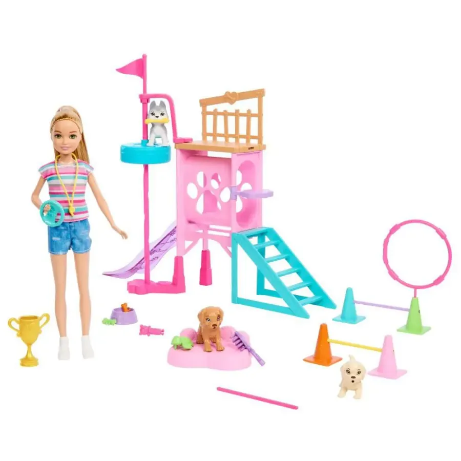 Muñeca Entrenadora de Cachorritos Barbie Mattel — imagen 1