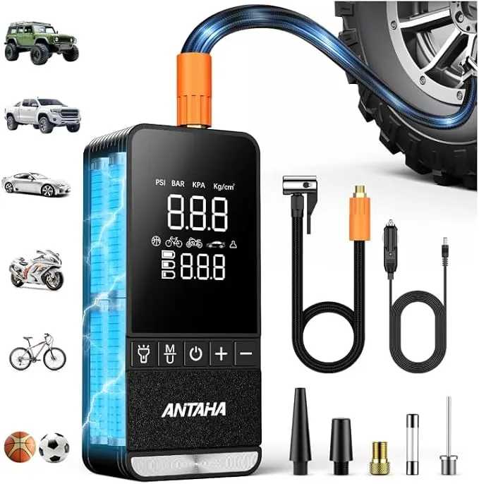 Compresor de Aire Portátil 150 PSI Inalámbrico con LED — imagen 1