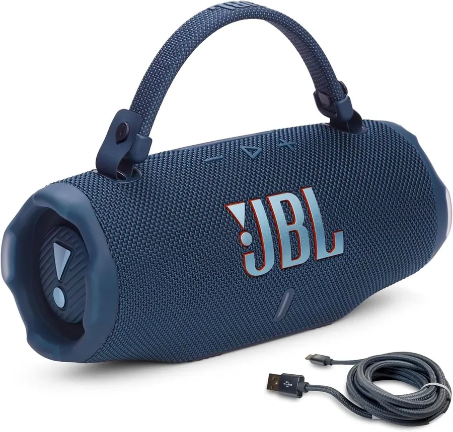 JBL Charge 6 (Azul) + Cable Trenzado USB-C: Sonido Poderoso, 30h de Reproducción — imagen 1