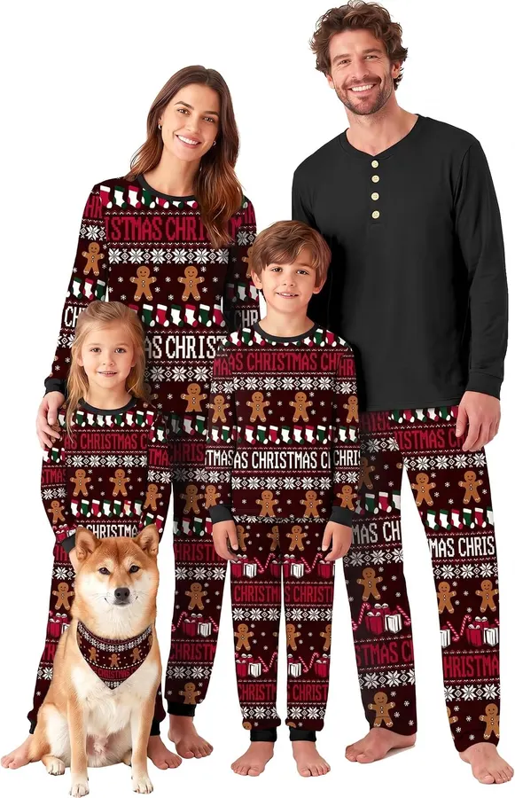 Conjuntos de pijamas de Navidad a juego para la familia — imagen 1