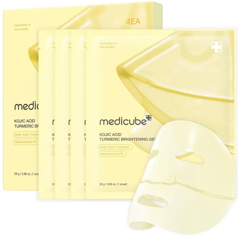Medicube Mascarilla de gel de gelatina con acido kójico iluminador, cúrcuma — imagen 1