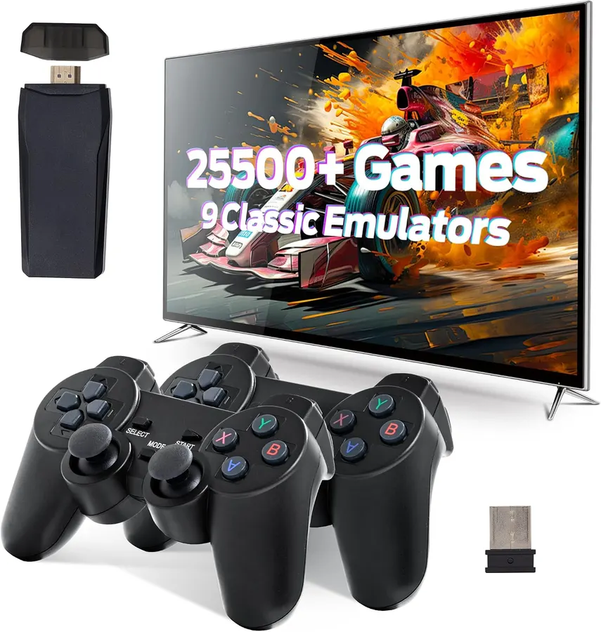 Consola Retro 26.000+ Juegos 4K 9 Emuladores Control Inalámbrico — imagen 1