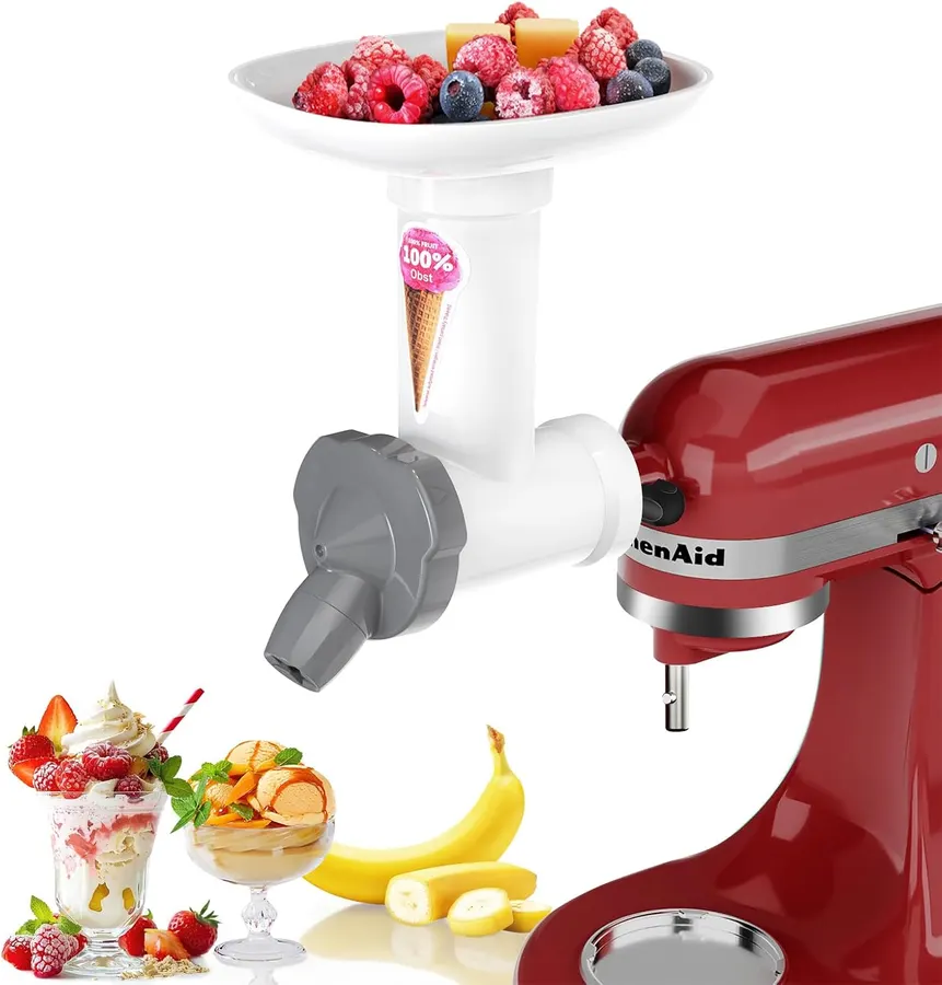 Accesorio para hacer helados para batidora de pie KitchenAid, sin lácteos — imagen 1
