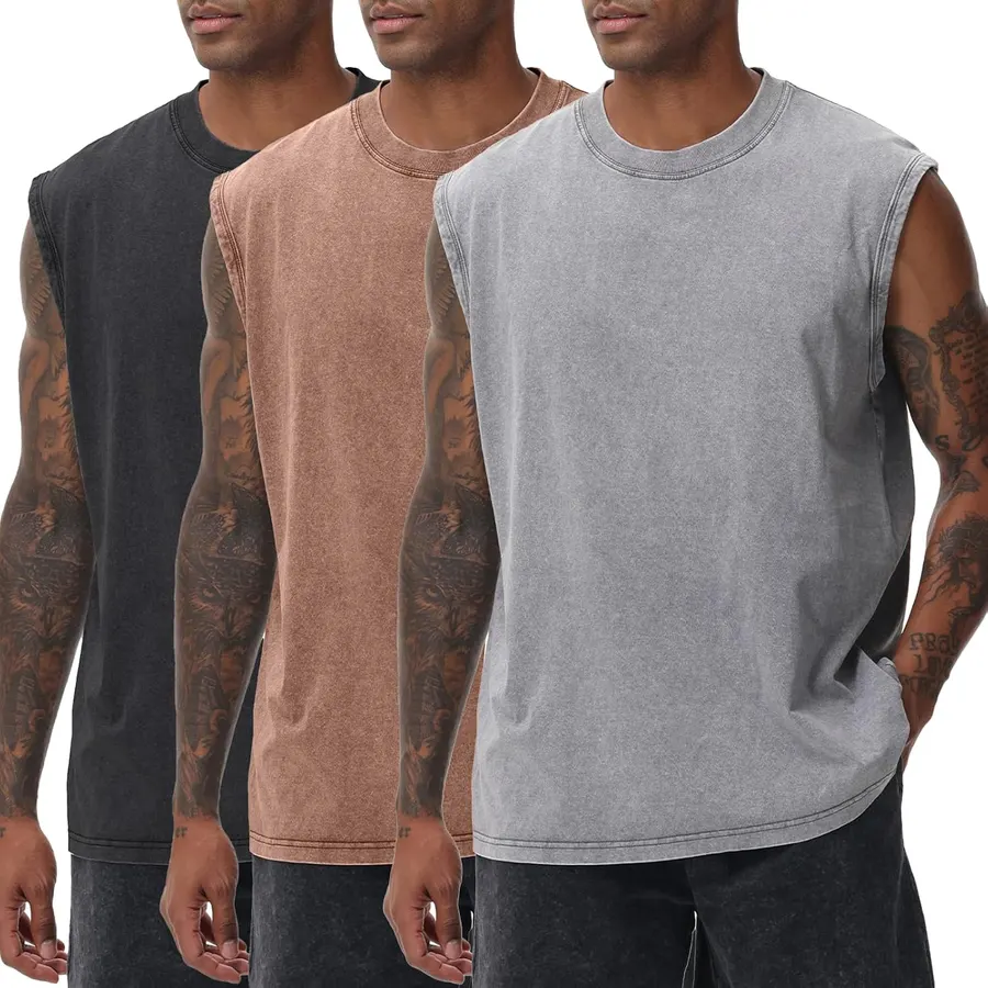 Camisetas sin mangas para hombre: camisetas de entrenamiento — imagen 1