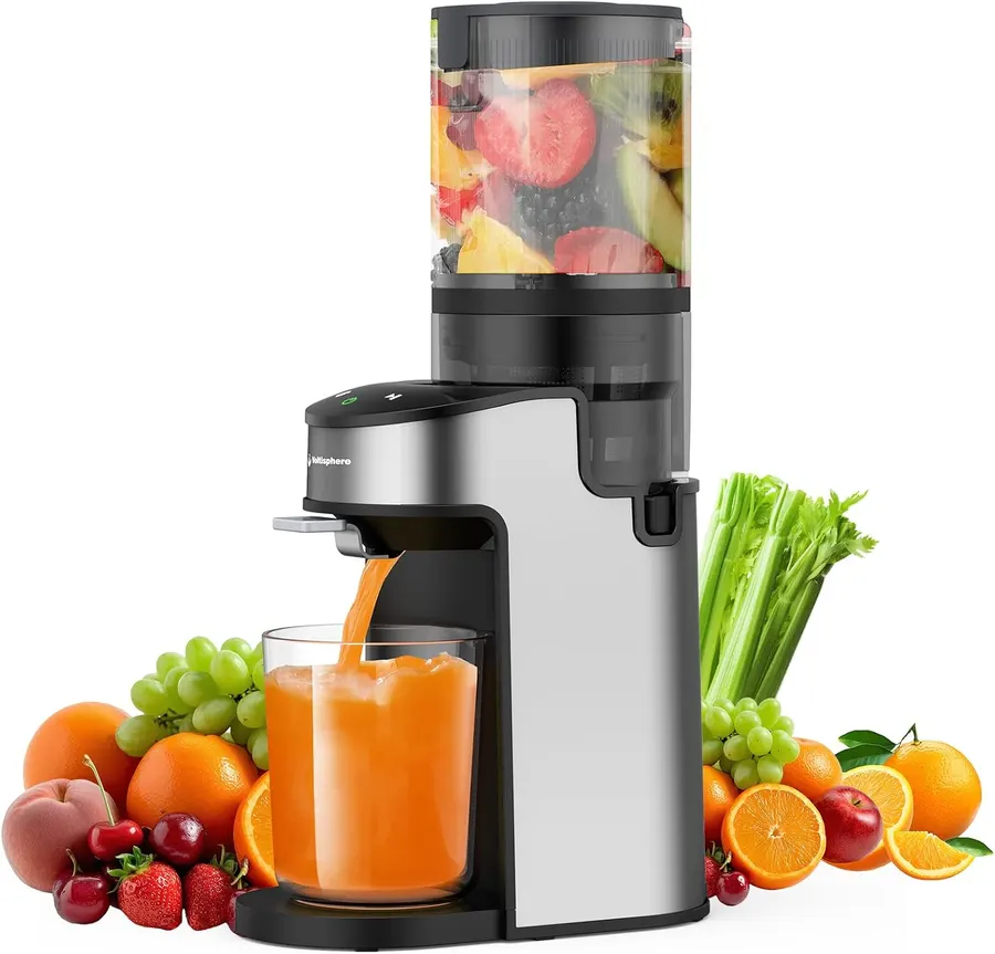CFR637 Extractor de jugos de prensa en frío de 400W con boca ancha de 12,4 cm - ¡CUPÓN! — imagen 1
