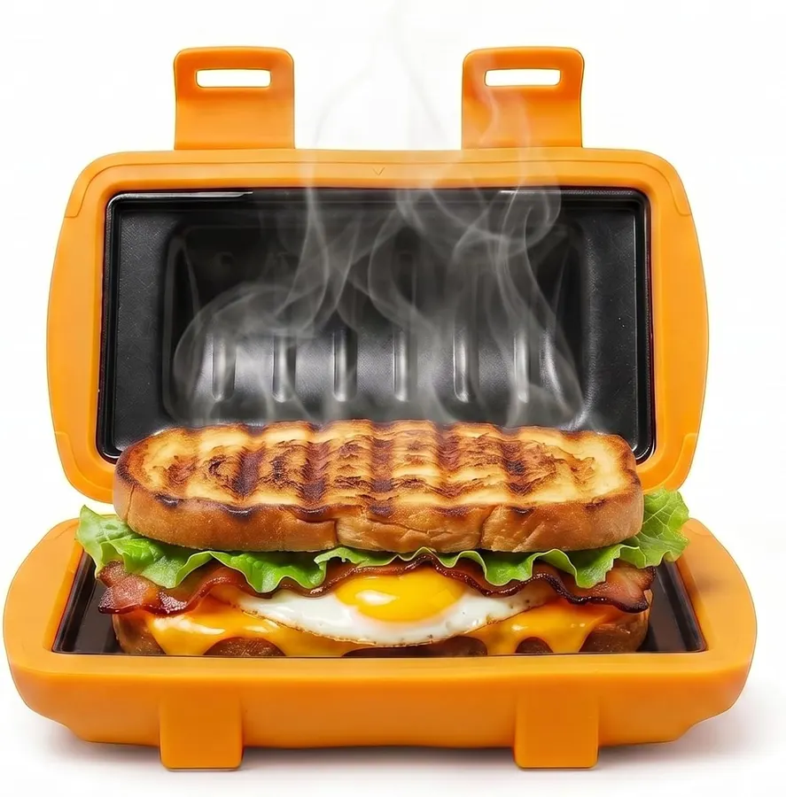 Fabricante de Sándwiches de Microondas: Prepara Deliciosos Toasties y Mini Pies en Minutos — imagen 1
