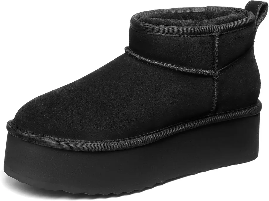 Botas Mujer Plataforma 5 cm Antideslizantes Térmicas — imagen 1