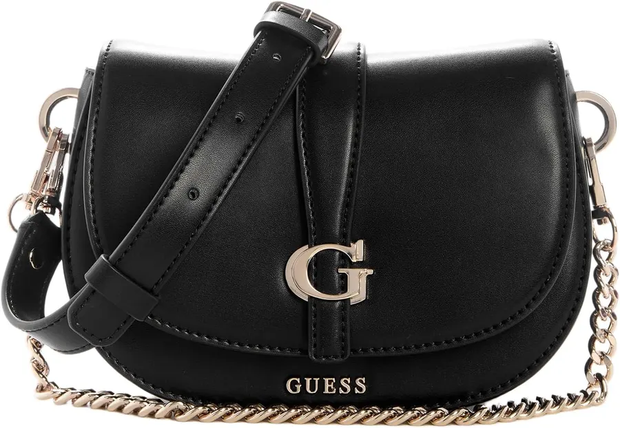 GUESS Carrie Mini Crossbody: Compacto y elegante con cadena removible — imagen 1