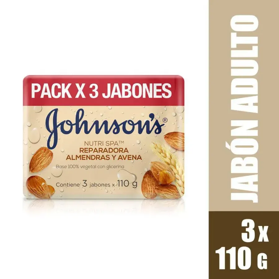 Jabón de baño JOHNSON S avena (330 gr) — imagen 1