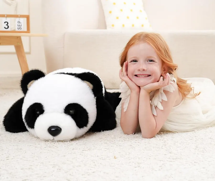 Oso Panda de Peluche Gigante con Peso 2 kg Ultrasuave de 64 cm — imagen 1
