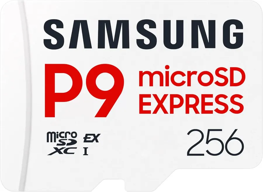 Tarjeta microSDXC Samsung P9 Express 256GB velocidad 800 MB/s protección térmica Nintendo Switch 2 — imagen 1