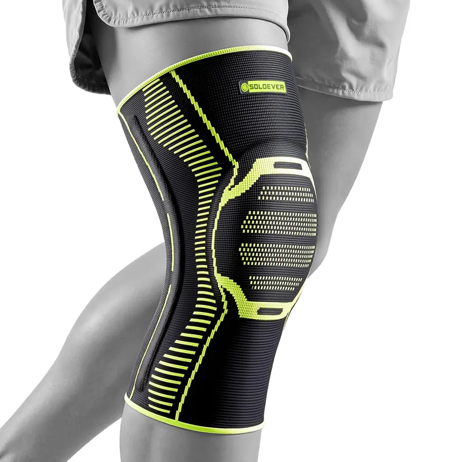 Faja de Rodilla SOLOEVER: Compresión 360°, Soporte Lateral y Almohadilla de Gel para Lesiones — imagen 1
