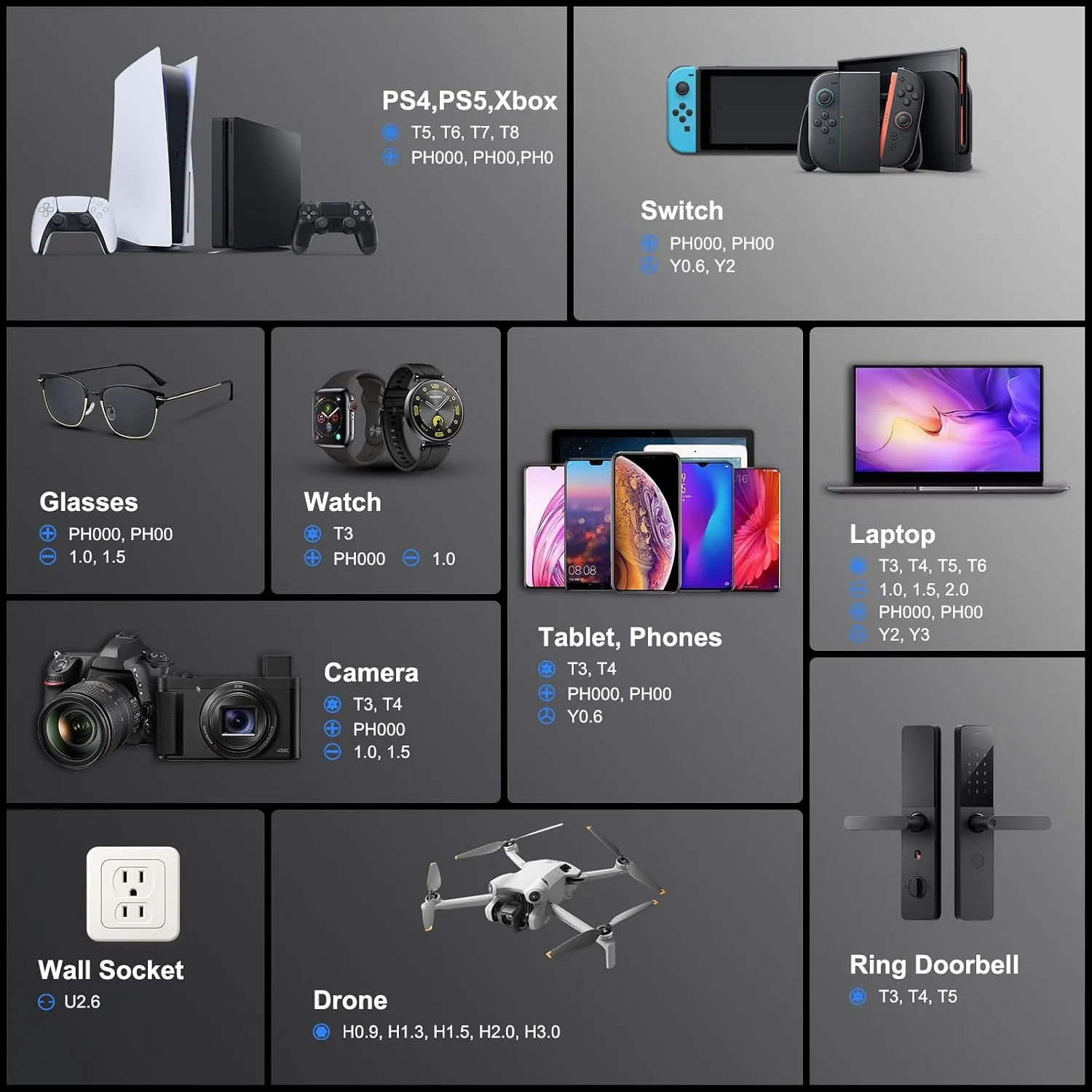 Kit Destornilladores de Precisión 60 en 1 con 57 Puntas — imagen 3