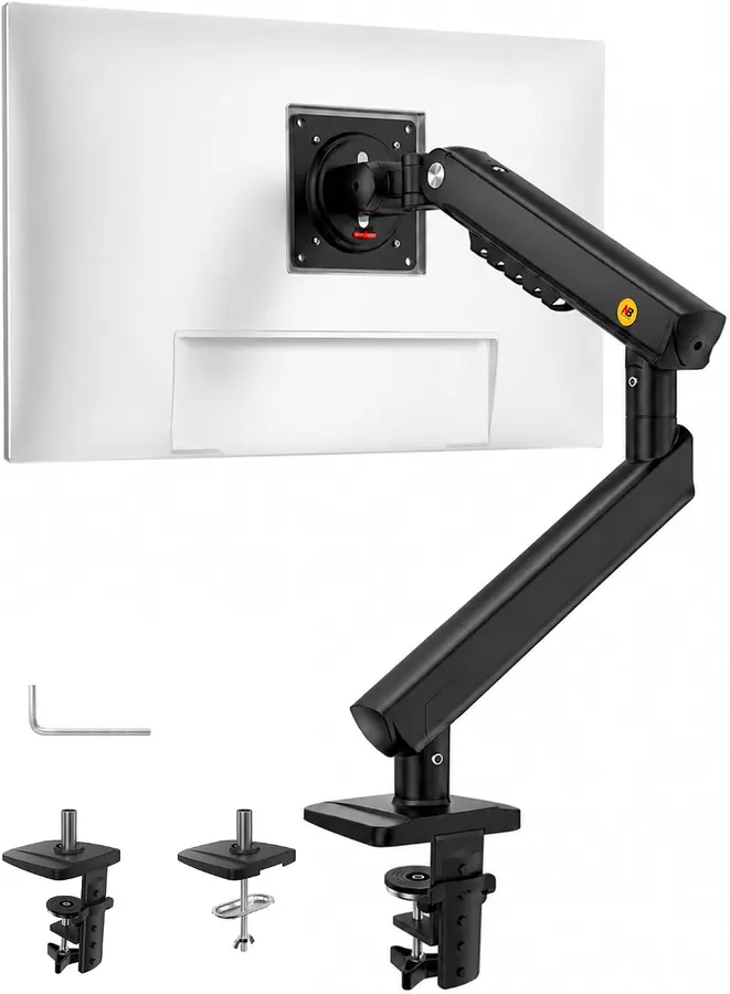 Brazo Monitor NB SmooVex™ para pantallas de hasta 32", soporte mecánico, VESA 75/100 mm, negro — imagen 1