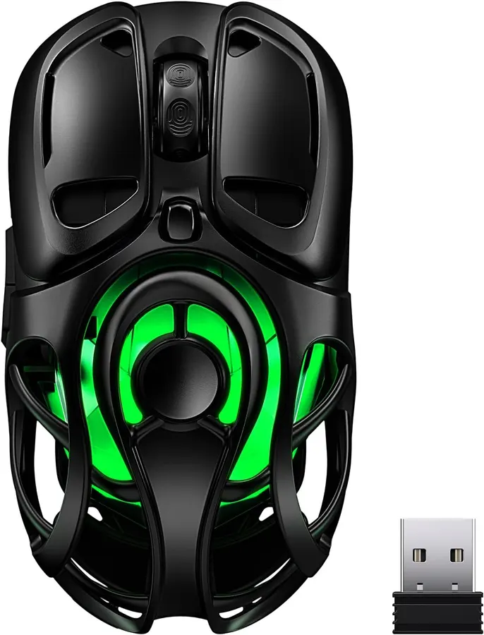 Ratón Gaming YPBDAN: Inalámbrico Tri-Mode RGB, 10000 DPI, 60H Batería, Diseño Ergonómico — imagen 1