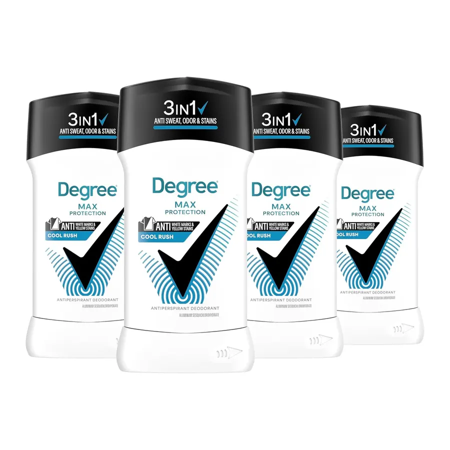 Degree Men Max Protection Desodorante antitranspirante, 4 unidades - ¡Oferta Relámpago! — imagen 1