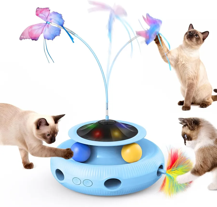 Juguete Interactivo Gatos 4 en 1 Automático Recargable — imagen 1
