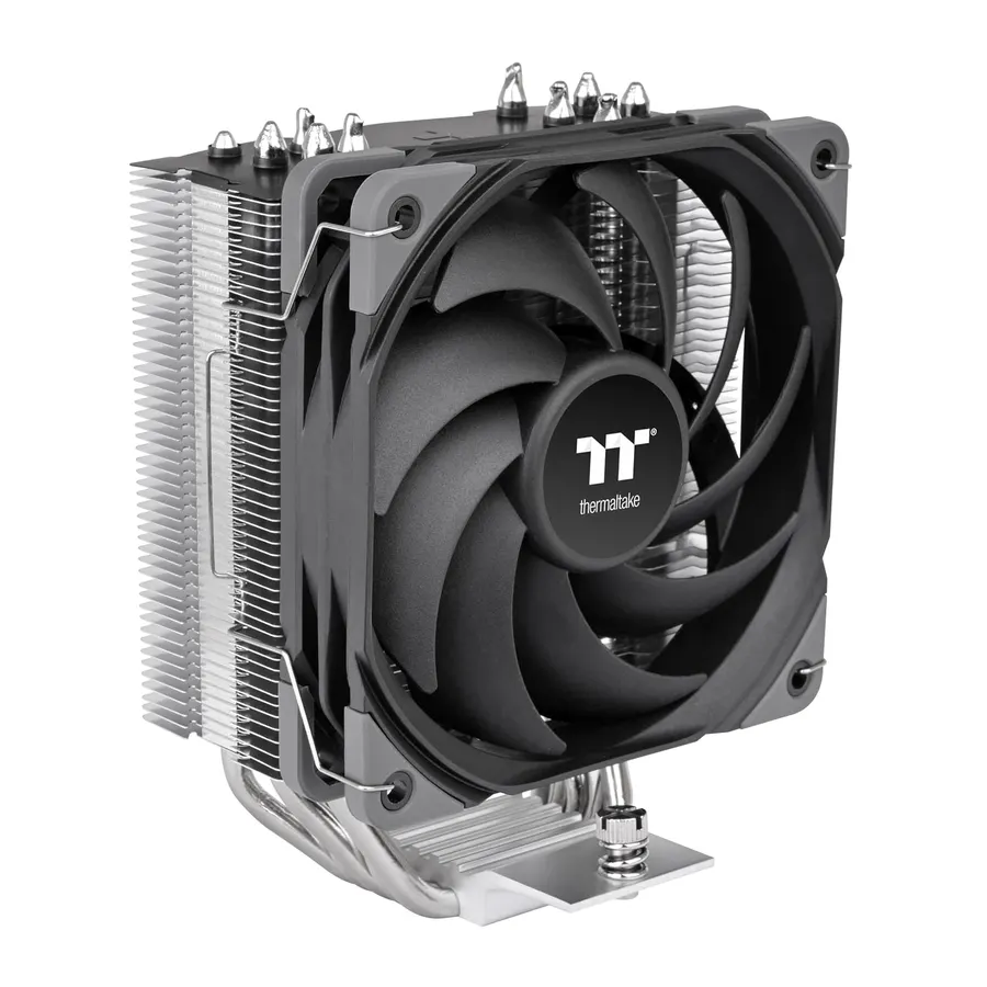 Disipador CPU Thermaltake UX500, 5 tuberías cobre directo, ventilador 120mm PWM 1800 RPM compatible Intel AMD — imagen 1