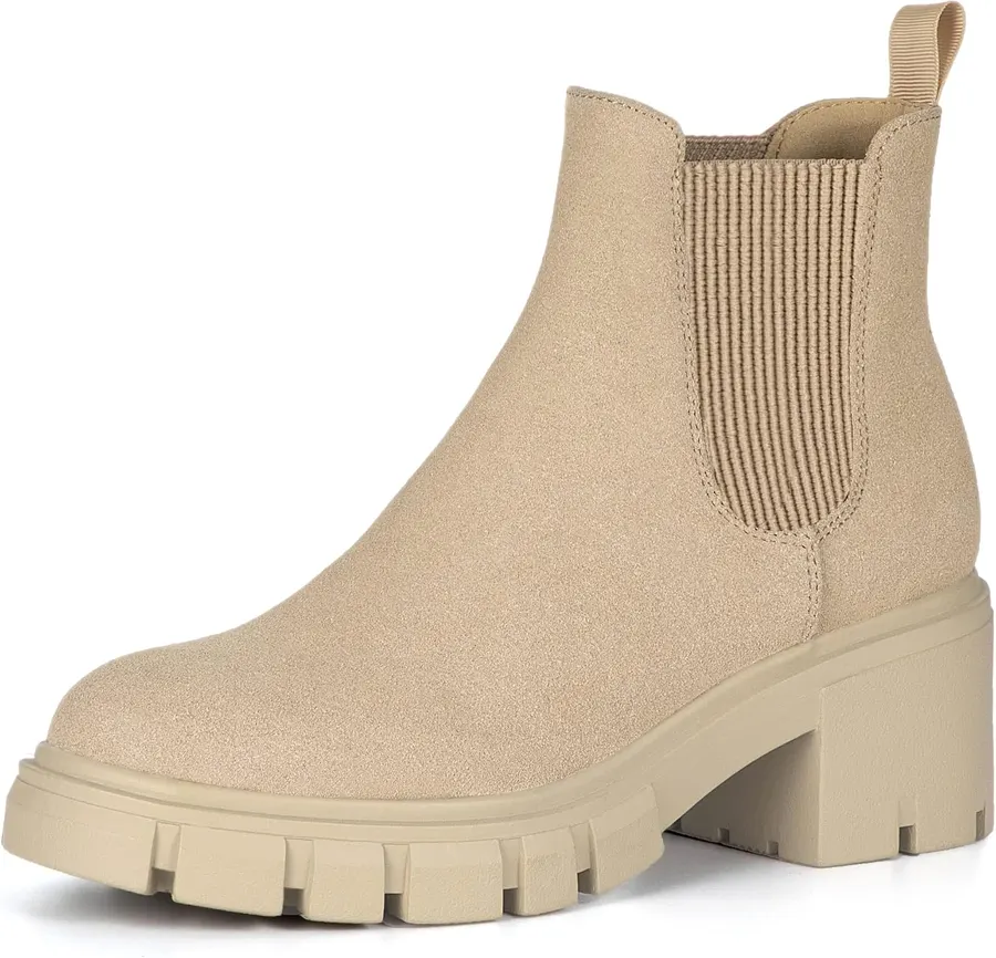Botines Chelsea sin cordones para mujer — imagen 1