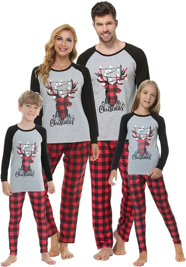 Conjunto de pijama familiar de Navidad a juego — imagen 1
