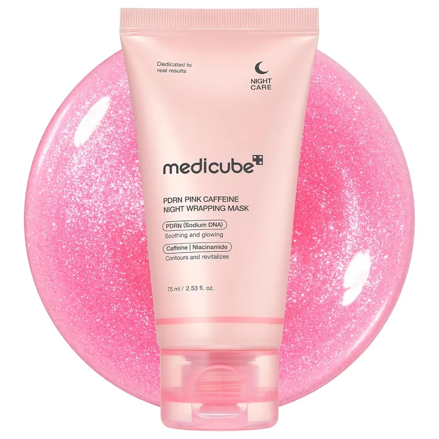 Medicube Wrapping Mask PDRN Caffeine: Máscara Facial Peel Off de Hidratación y Contorno — imagen 1