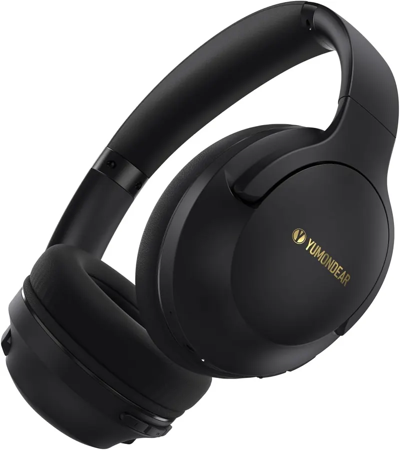 Auriculares YUMONDEAR Bluetooth, 80H de uso, sonido HiFi, micrófono ENC y diseño plegable. — imagen 1