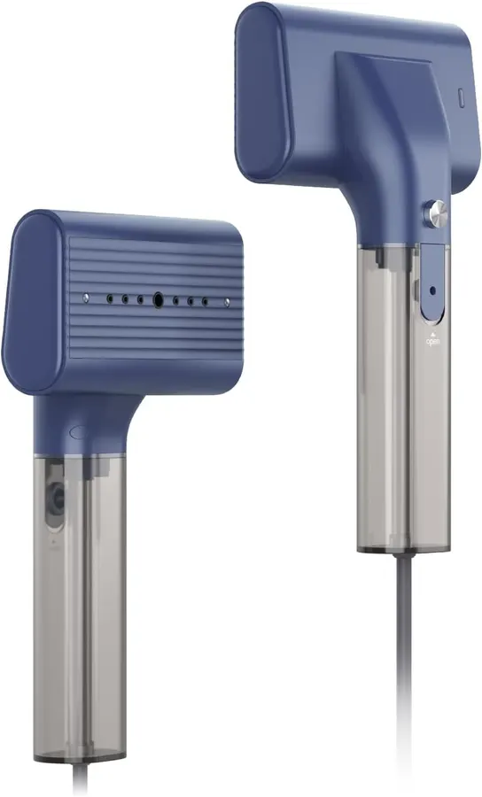Plancha de vapor portátil G10 Nxuoo 2 en 1 de viaje, calentamiento en 15 segundos azul — imagen 1