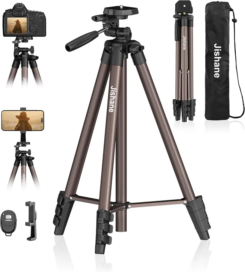 Trípode 2 en 1 de 180 cm con Control Remoto y Giro 360° — imagen 1