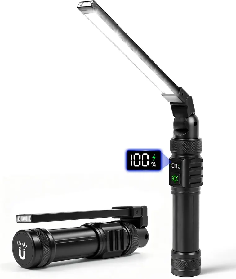Givryes Lámpara de Trabajo LED Magnética y Recargable para Mecánicos — imagen 1