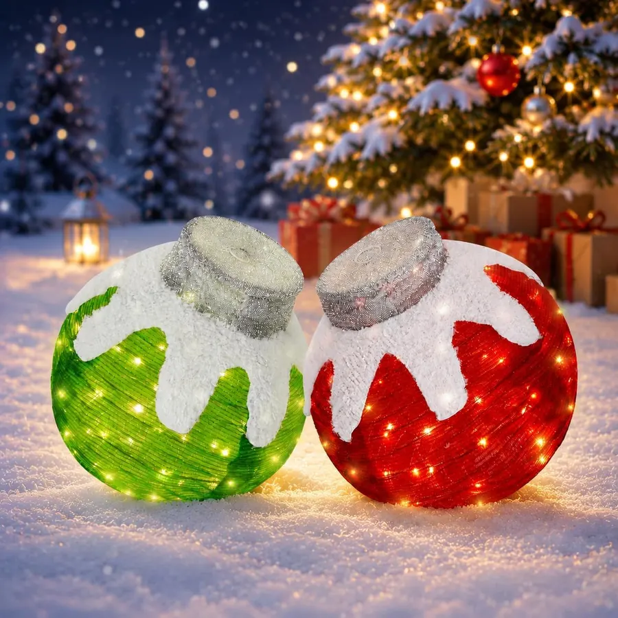 2 adornos de Navidad para exteriores — imagen 1