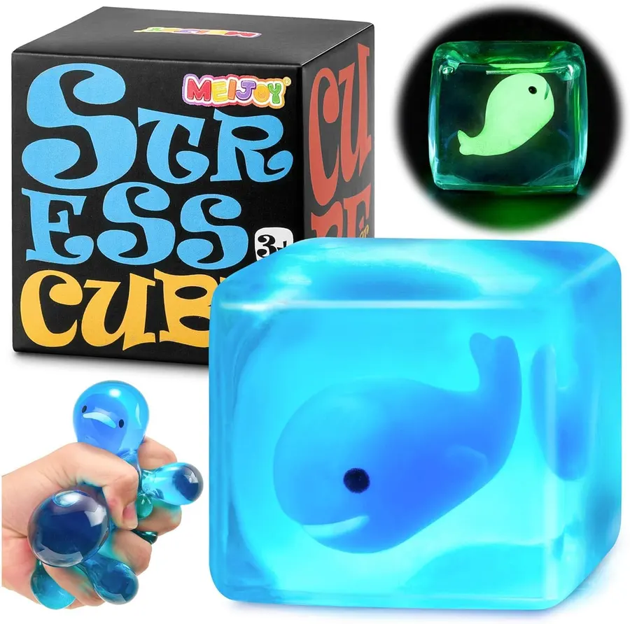 Juguetes para ansiedad esponjosos, cubo de estrés — imagen 1