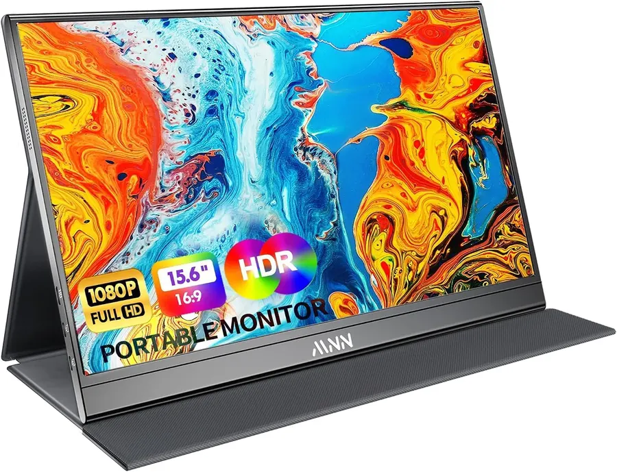 Monitor Portable MNN 15.6" FHD IPS HDR | Conexión USB-C, ultradelgado y versátil para trabajar y jugar — imagen 1