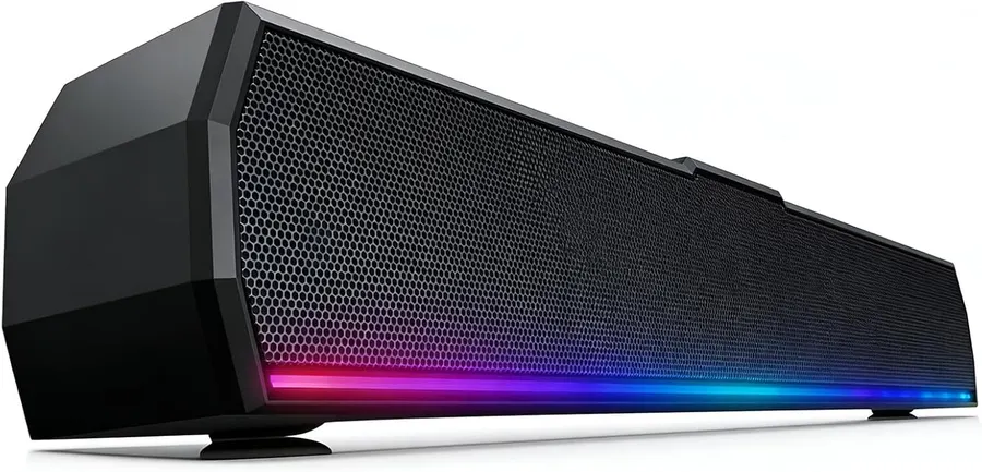 Altavoces Kunodi USB para PC: Audio Estéreo, Luces Dinámicas y Conexión USB/USB-C — imagen 1