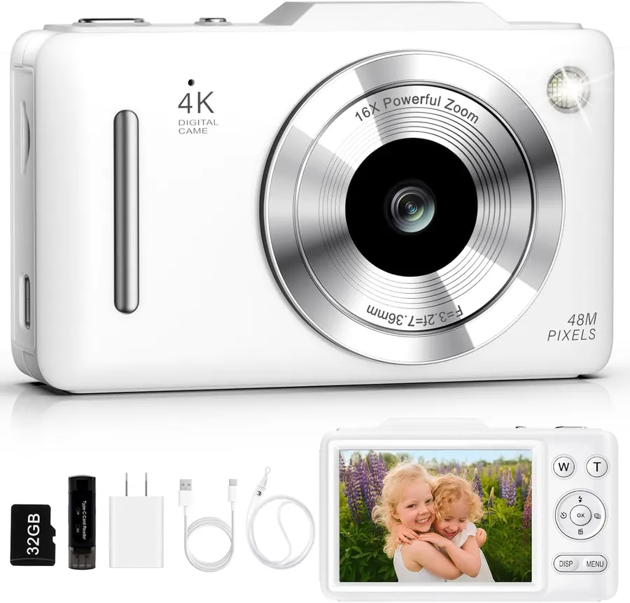 Cámara digital 4K de enfoque automático para vlogging — imagen 1